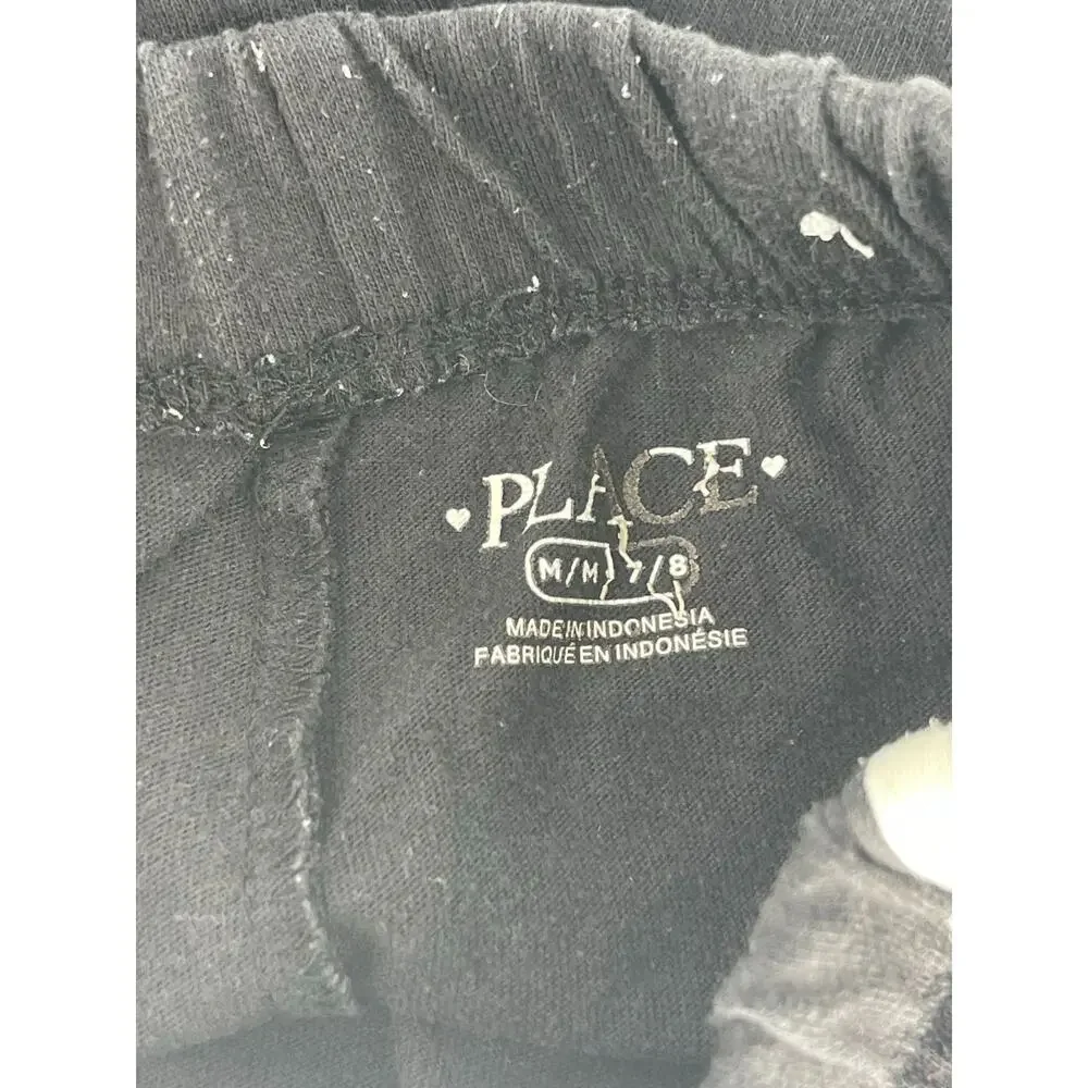 The Children's Place Girls Black Athletic Pull-On Shorts Youth Size Medium 7/8